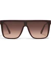 QUAY Unisex Nightfall Medium 49mm Shield Statement Sunglasses