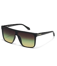 QUAY Unisex Nightfall Medium 49mm Shield Statement Sunglasses