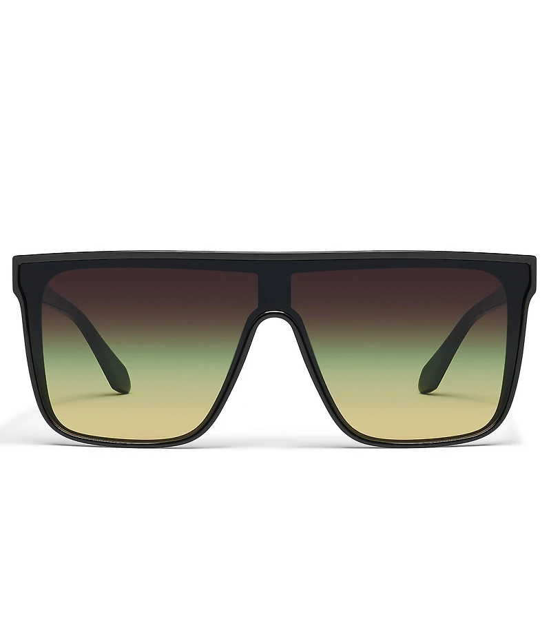 QUAY Unisex Nightfall Medium 49mm Shield Statement Sunglasses