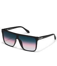 QUAY Unisex Nightfall Medium 49mm Shield Statement Sunglasses