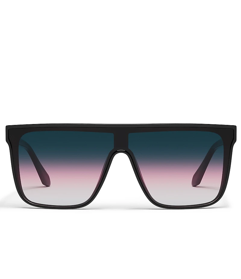 QUAY Unisex Nightfall Medium 49mm Shield Statement Sunglasses