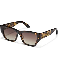 QUAY Unisex No Apologies 40mm Tortoise Square Sunglasses