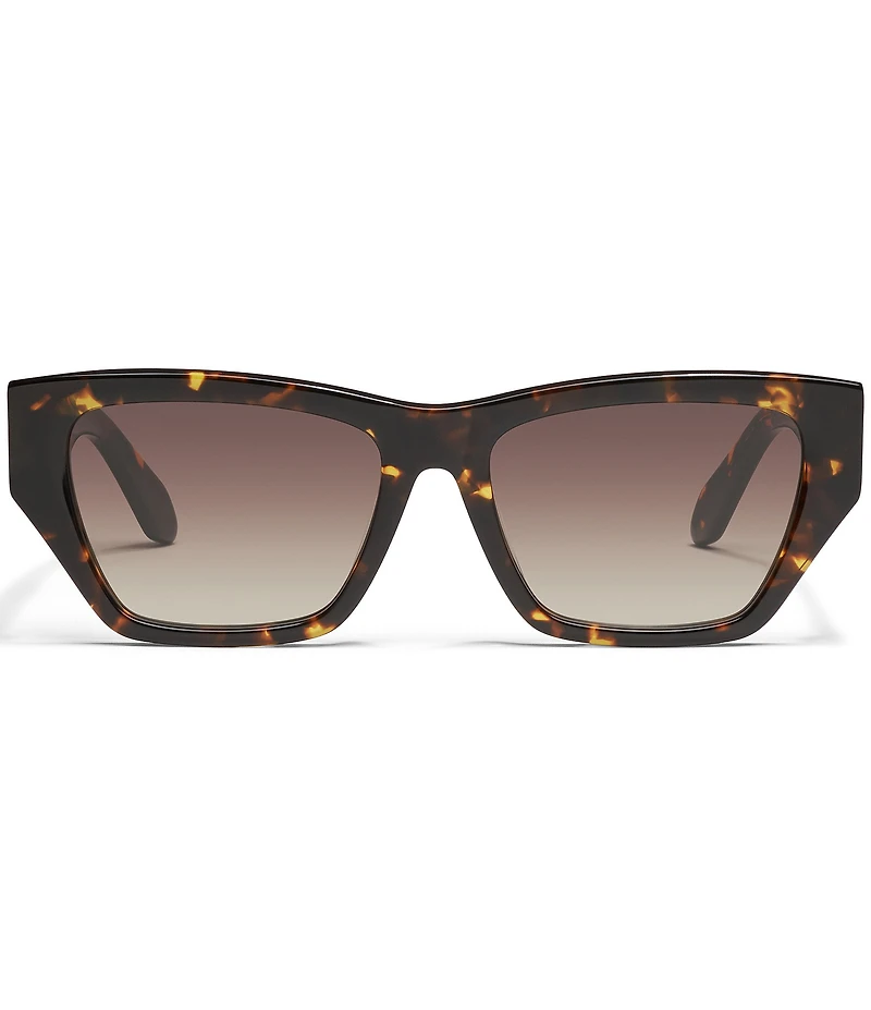 QUAY Unisex No Apologies 40mm Tortoise Square Sunglasses