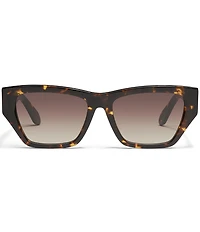 QUAY Unisex No Apologies 40mm Tortoise Square Sunglasses