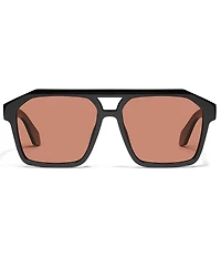 QUAY Unisex Soundcheck 48mm Polarized Geometric Aviator Sunglasses