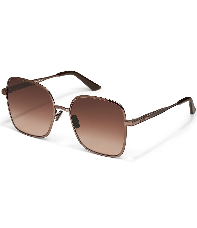 QUAY Women's 5th Ave 56mm Oversized Square Sunglasses