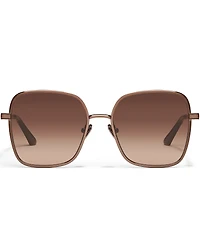 QUAY Women's 5th Ave 56mm Oversized Square Sunglasses