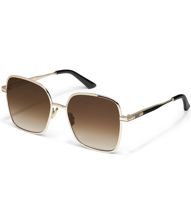 QUAY Women's 5th Ave 56mm Oversized Square Sunglasses