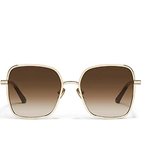 QUAY Women's 5th Ave 56mm Oversized Square Sunglasses