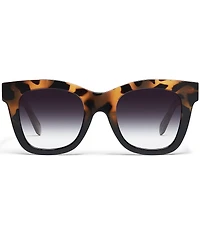 QUAY Women's After Hours 48mm Tortoise Square Sunglasses