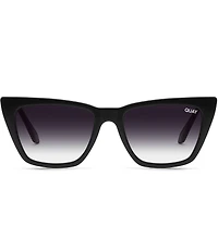QUAY Women's Call the Shots 48mm Cat Eye Sunglasses