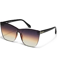 QUAY Women's Come Thru 57mm Cat Eye Sunglasses