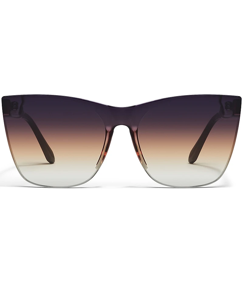 QUAY Women's Come Thru 57mm Cat Eye Sunglasses
