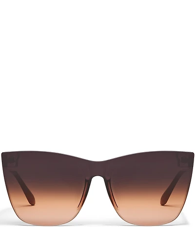 QUAY Women's Come Thru 57mm Cat Eye Sunglasses