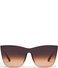 QUAY Women's Come Thru 57mm Cat Eye Sunglasses