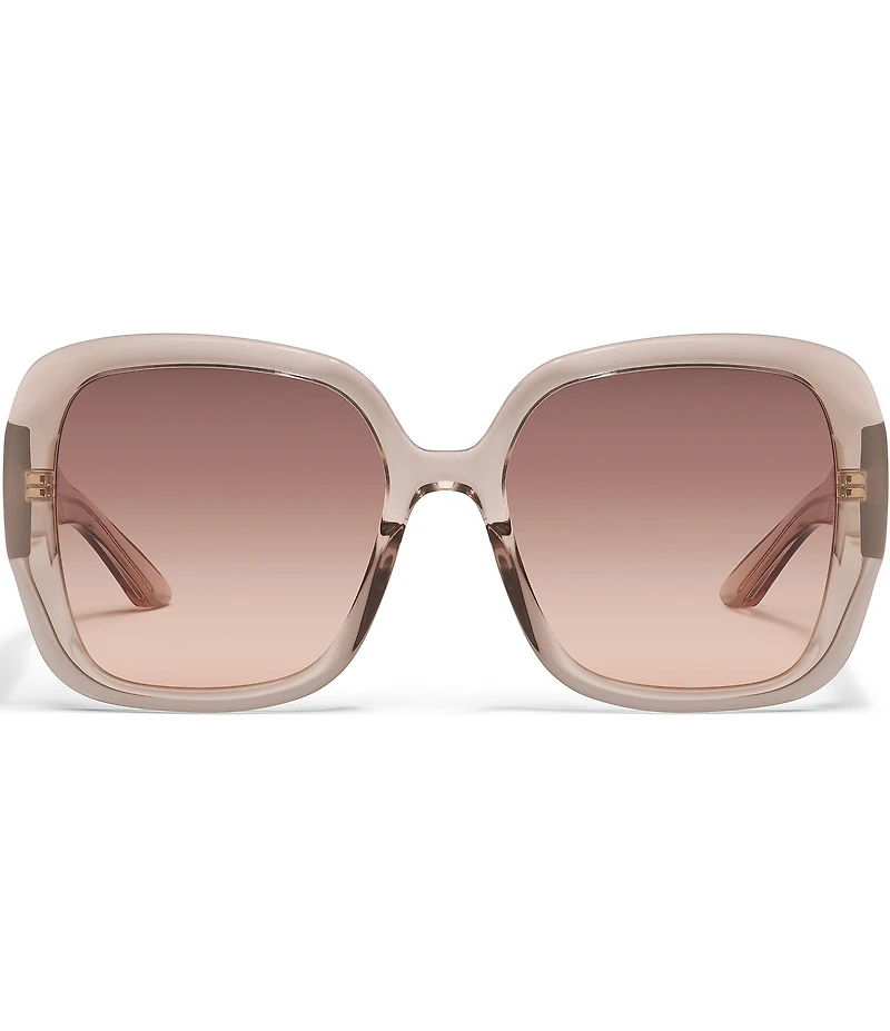 QUAY Women's Full Glam 55mm Square Sunglasses