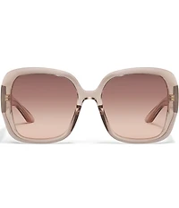 QUAY Women's Full Glam 55mm Square Sunglasses