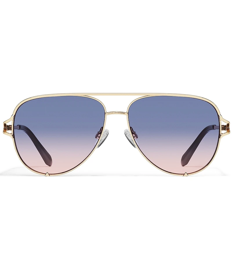 QUAY Women's High Key Twist 51mm Aviator Sunglasses