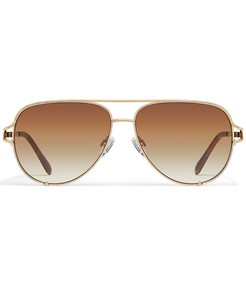 QUAY Women's High Key Twist 51mm Aviator Sunglasses