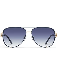 QUAY Women's High Key Twist 51mm Aviator Sunglasses