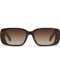 QUAY Women's Karma 39mm Tortoise Rectangle Sunglasses