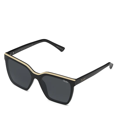 QUAY Women's Level Up 51mm Square Sunglasses