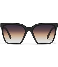 QUAY Women's Level Up 51mm Gradient Lens Square Sunglasses