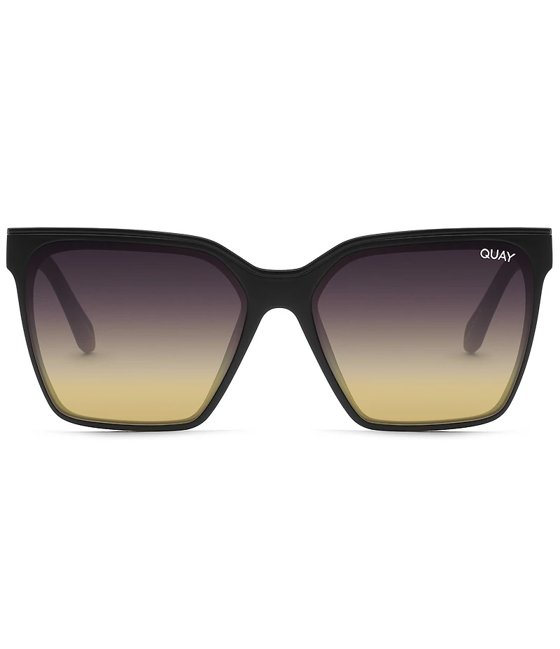 QUAY Women's Level Up 51mm Gradient Lens Square Sunglasses
