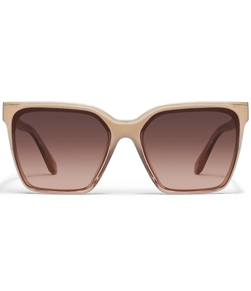 QUAY Women's Level Up 51mm Gradient Lens Square Sunglasses