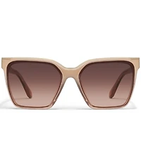 QUAY Women's Level Up 51mm Gradient Lens Square Sunglasses