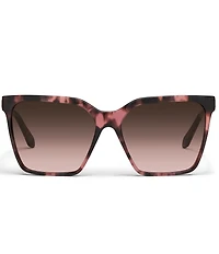 QUAY Women's Level Up Remixed 52mm Square Glasses