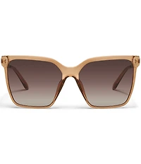 QUAY Women's Level Up Remixed 52mm Square Glasses