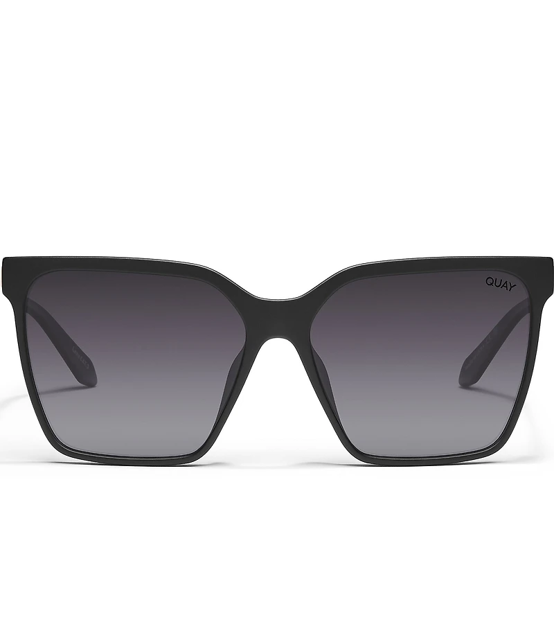QUAY Women's Level Up Remixed 52mm Square Polarized Sunglasses