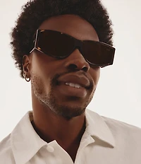 QUAY Women's Not My Fault 41mm Square Sunglasses