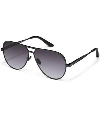 QUAY Women's Open Tab 54mm Aviator Sunglasses