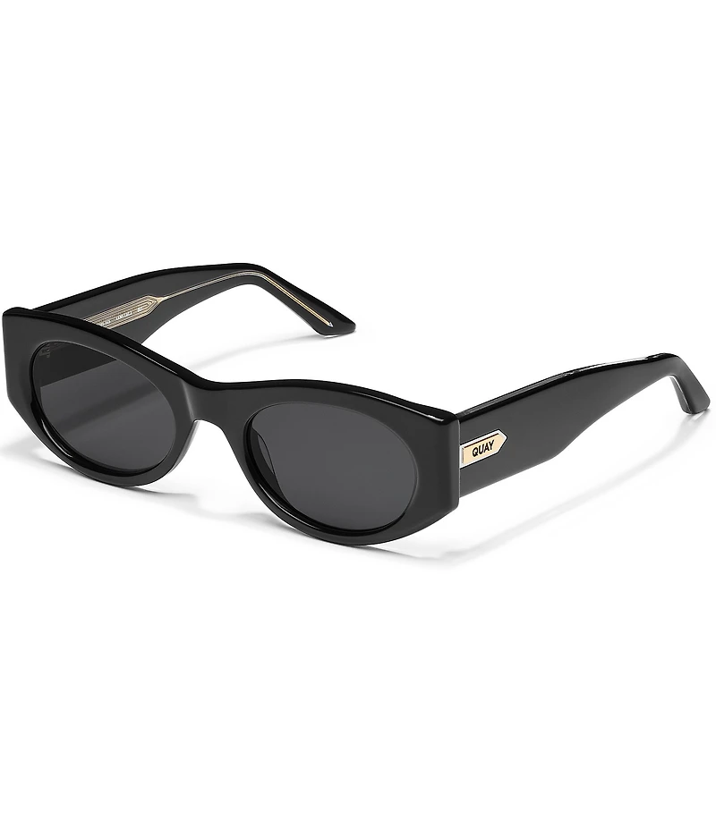 QUAY So What 37mm Oval Sunglasses