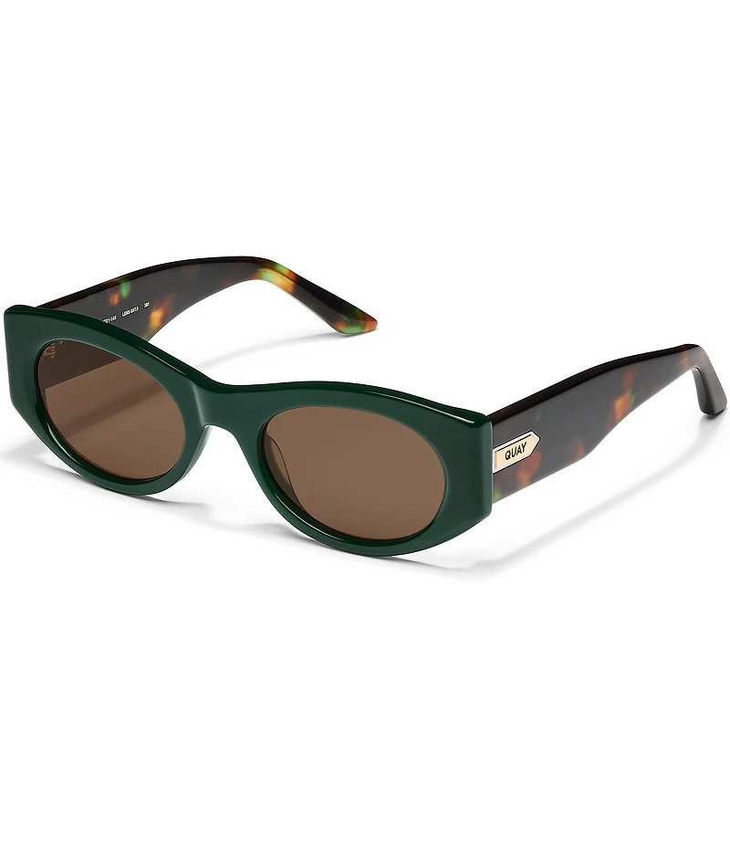 QUAY So What 37mm Oval Sunglasses