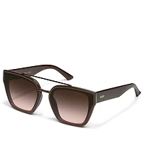 QUAY Women's Sweet Talker 51mm Square Sunglasses