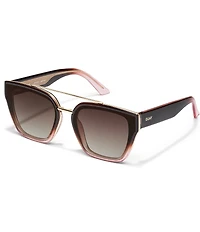 QUAY Women's Sweet Talker 51mm Transparent Square Sunglasses