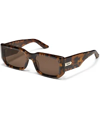 QUAY Women's Tell Me More 37mm Square Sunglasses