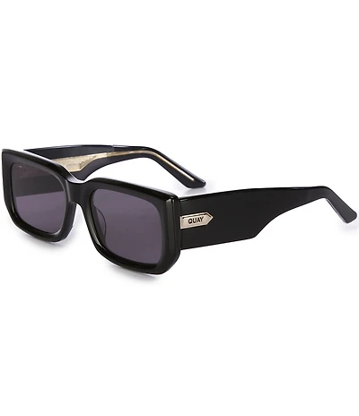 QUAY Women's Tell Me More 37mm Square Sunglasses