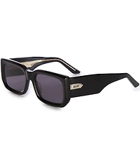 QUAY Women's Tell Me More 37mm Square Sunglasses