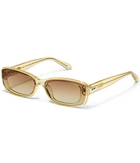 QUAY Women's Vibe Check 35mm Rectangle Sunglasses