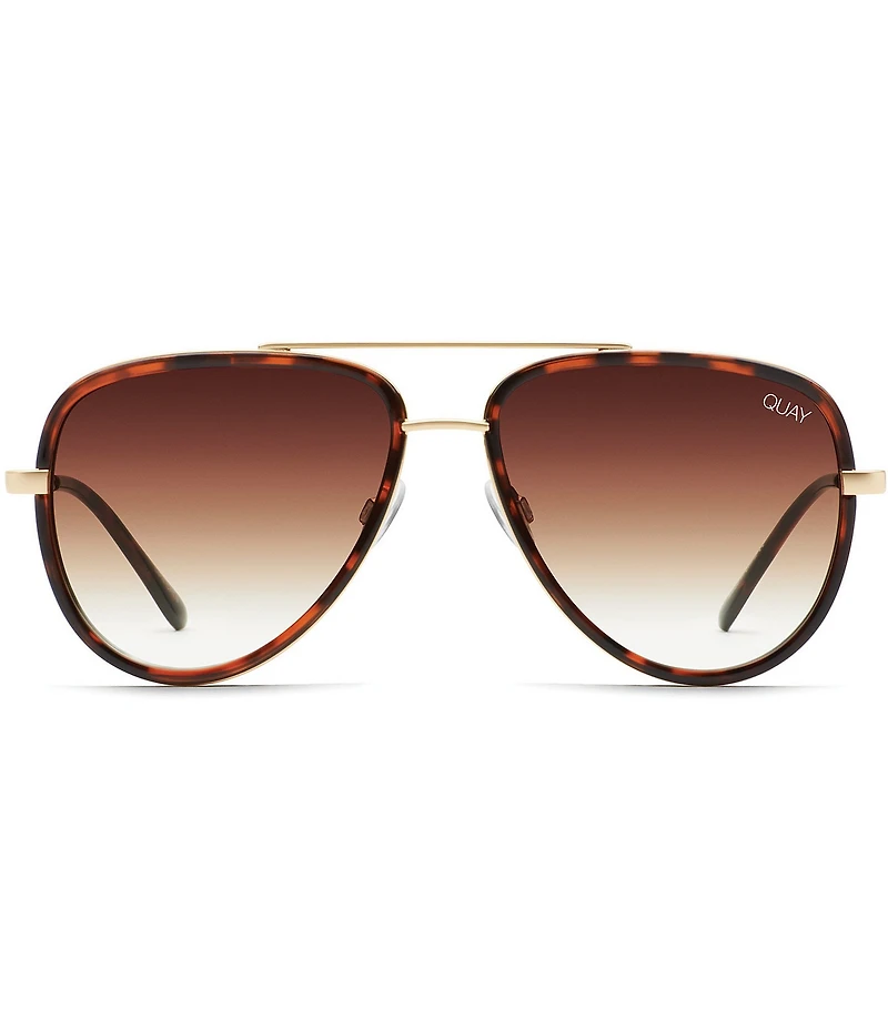 QUAY All In Mini Aviator Sunglasses