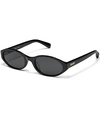 QUAY Unisex Aura Points 35mm Round Sunglasses