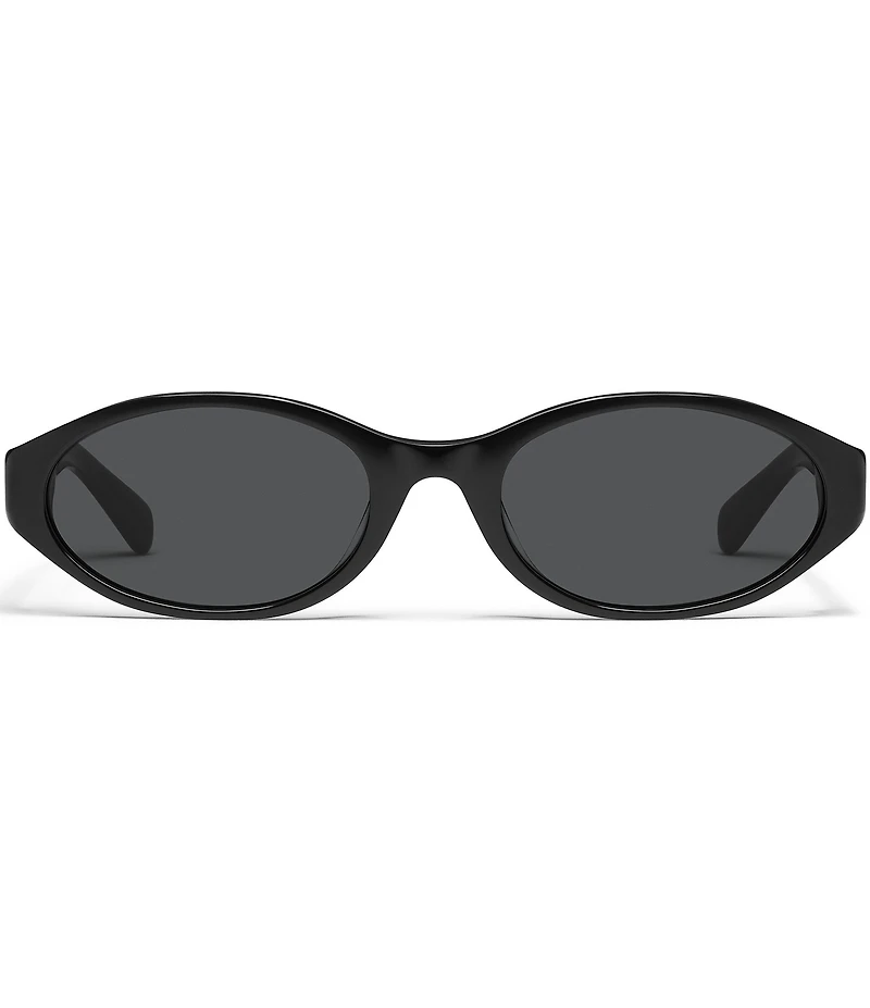 QUAY Unisex Aura Points 35mm Round Sunglasses