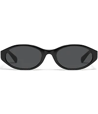 QUAY Unisex Aura Points 35mm Round Sunglasses