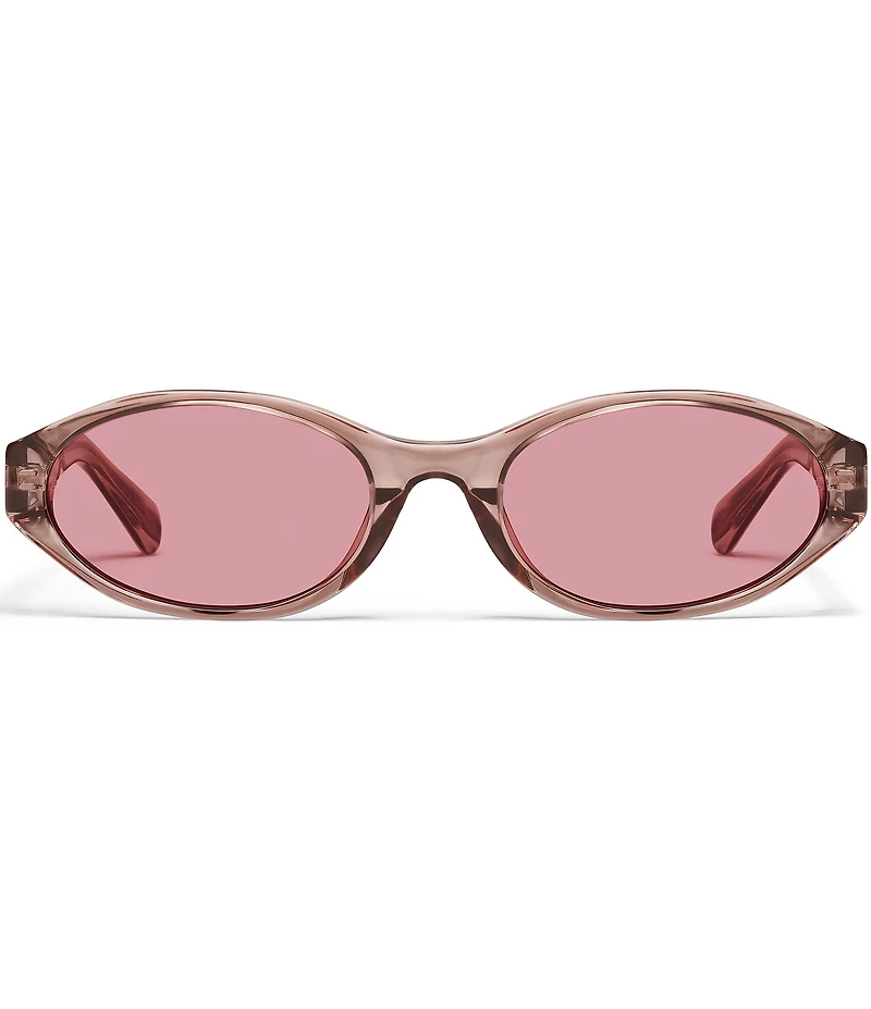 QUAY Unisex Aura Points 35mm Round Sunglasses