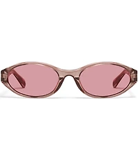 QUAY Unisex Aura Points 35mm Round Sunglasses
