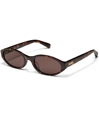 QUAY Unisex Aura Points 35mm Round Sunglasses